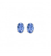 Gems One 14Kt White Gold Tanzanite (7/8 Ctw) Earring - ETO54-4W