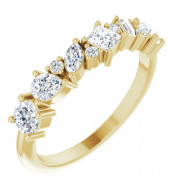 14K Yellow 7/8 CTW Diamond Anniversary Band - 124090601P