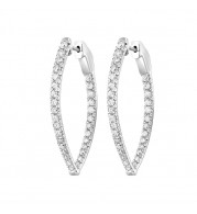 Gems One 14Kt White Gold Diamond (1 1/2Ctw) Earring - ER10445-4WC