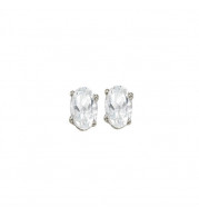 Gems One 14Kt White Gold White Topaz (7/8 Ctw) Earring - EWO54-4W
