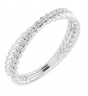 14K White 1/5 CTW Diamond Anniversary Band - 122982600P