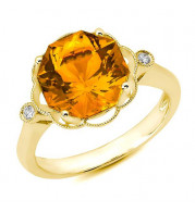 Stanton Color 14k Gold Citrine Ring