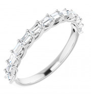 14K White 3/8 CTW Diamond Anniversary Band - 1239296021P