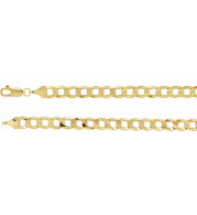 14K Yellow 5.8 mm Curb 7 Chain - CH647287940P