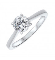 Gems One 14Kt White Gold Diamond(1/3Ctw) Ring - RG10790-4WD