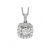 Gems One 14Kt White Gold Diamond (1/3Ctw) Pendant - FP1422/30-4WC