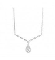 Gems One 14Kt White Gold Diamond (5/8Ctw) Necklace - NK08043-4WC