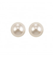 Gems One 14Kt White Gold Pearl (1 Ctw) Earring - PS7.5AAA-4W