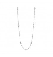 Gems One 14Kt White Gold Diamond (1/2Ctw) Necklace - NK10017-4WF