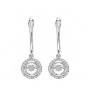 Gems One Silver Diamond (1/10 Ctw) Earring - ROL2028-SSWD