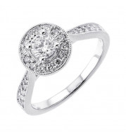 Gems One 14Kt White Gold Diamond(3/4Ctw) Ring - RG70630-4WC