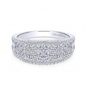 Gabriel & Co. 14k White Gold Lusso Diamond Ring - LR51342W45JJ