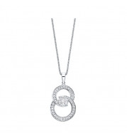 Gems One 10Kt White Gold Diamond (1/2Ctw) Pendant - PD10630-1WD
