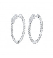 Gems One 14Kt White Gold Diamond (1 1/2Ctw) Earring - FE1204-4WC