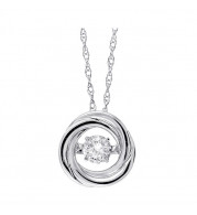 Gems One 14Kt White Gold Diamond (1/6Ctw) Pendant - PD33446-4WD