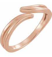 14K Rose Bypass Ring - 51709103P