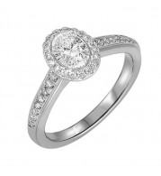 Gems One 14Kt White Gold Diamond(5/8Ctw) Ring - RG63188-4WB