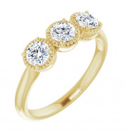 14K Yellow 3/4 CTW Diamond Anniversary Band - 1234356001P