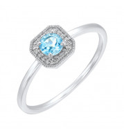 Gems One 10Kt White Gold Diamond (1/12 Ctw) Ring - RG11819-1WSCB