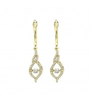 Gems One 14KT Yellow Gold & Diamond Rhythm Of Love Fashion Earrings  - 3/8 ctw - ROL2001-4YC