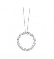 Gems One 14Kt White Gold Diamond (1/4Ctw) Pendant - PD10637/25-4WSC