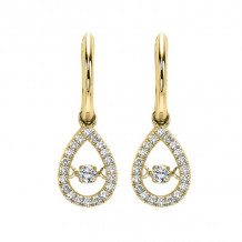 Gems One 14KT Yellow Gold & Diamond Rhythm Of Love Fashion Earrings  - 1/5 ctw - ROL1024-4YC