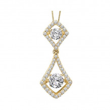 Gems One 14KT Yellow Gold & Diamond Rhythm Of Love Neckwear Pendant  - 3/4 ctw - ROL1010-4YC