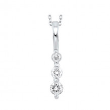 Gems One 14Kt White Gold Diamond (1/4Ctw) Pendant - PD10306-4WD