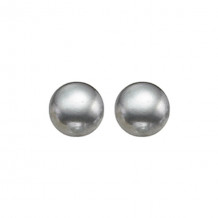 Gems One Silver Pearl (2 Ctw) Earring - FGPS9.5-SS