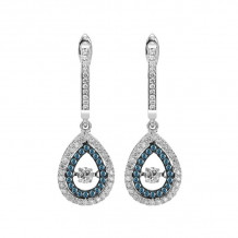 Gems One 14KT White Gold & Diamond Rhythm Of Love Fashion Earrings  - 1/2 ctw - ROL2017-4WCBL