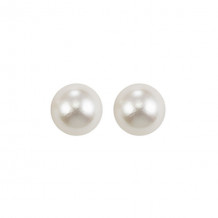 Gems One Silver Pearl (2 Ctw) Earring - FWPS8.0-SS