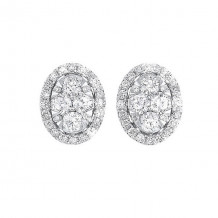 Gems One 14Kt White Gold Diamond (3/4Ctw) Earring - ER10252-4WC