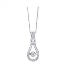 Gems One 14Kt White Gold Diamond (1/3Ctw) Pendant - PD10532-4WC