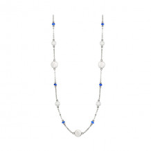 Gems One Silver Necklace - NK10226-SSSPMOP