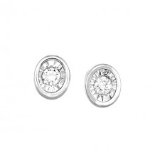 Gems One 14Kt White Gold Diamond (1/6Ctw) Earring - ER10673-4WD