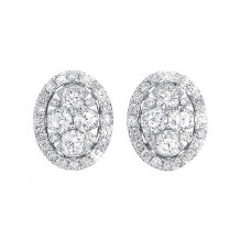 Gems One 14Kt White Gold Diamond (1Ctw) Earring - ER10253-4WC