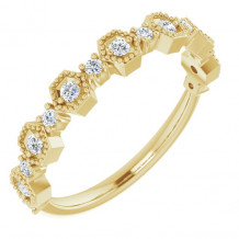 14K Yellow 1/4 CTW Diamond Anniversary Band - 124109601P