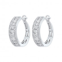 Gems One 14Kt White Gold Diamond (1Ctw) Earring - ER10320-4WB