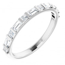 14K White 1/2 CTW Diamond Anniversary Band - 123585600P