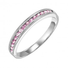 Gems One 14Kt White Gold Pink Tourmaline (1/4 Ctw) Ring - FR1241-4W