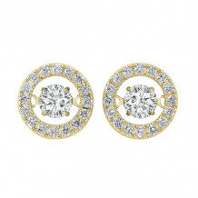 Gems One 14KT Yellow Gold & Diamond Rhythm Of Love Fashion Earrings   - 1 ctw - ROL1210-4YC