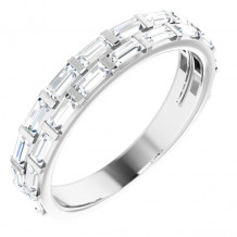 Platinum 3/4 CTW Diamond Anniversary Band - 123955603P