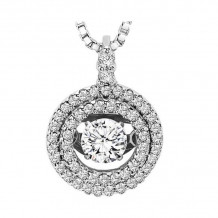 Gems One 14KT White Gold & Diamonds Stunning Neckwear Pendant - 2 ctw - ROL1137-4WC