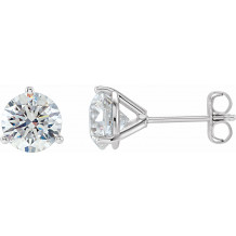 14K White 2 CTW Diamond Stud Earrings - 6623360121P