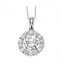 Gems One 14KT White Gold & Diamond Rhythm Of Love Neckwear Pendant  - 2-1/2 ctw - ROL1093-4WC