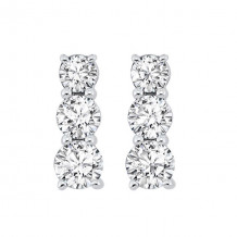Gems One Silver Diamond (1/3Ctw) Earring - ER10327-SSF