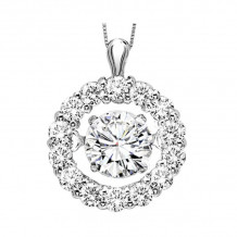 Gems One 14KT White Gold & Diamonds Stunning Neckwear Pendant - 1/2 ctw - ROL1006-4WA