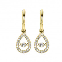 Gems One 10KT Yellow Gold & Diamond Rhythm Of Love Fashion Earrings  - 1/5 ctw - ROL1024-1YC