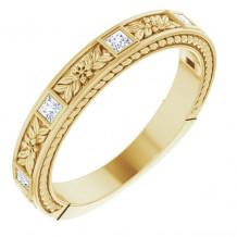 14K Yellow 1/6 CTW Diamond Anniversary Band - 123662601P