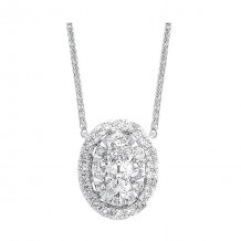 Gems One 14Kt White Gold Diamond (1/4Ctw) Necklace - NK10077-4WC